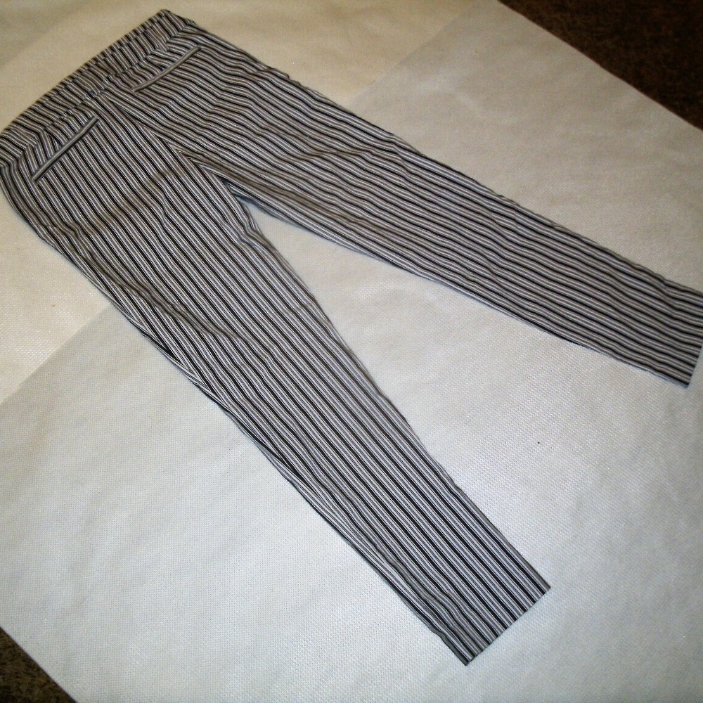 Candie's Dark Blue/White Striped Marilyn Ankle#634
